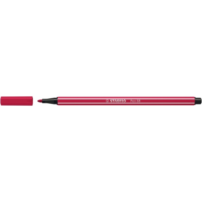 Viltstift STABILO Pen 68/50 medium donkerrood