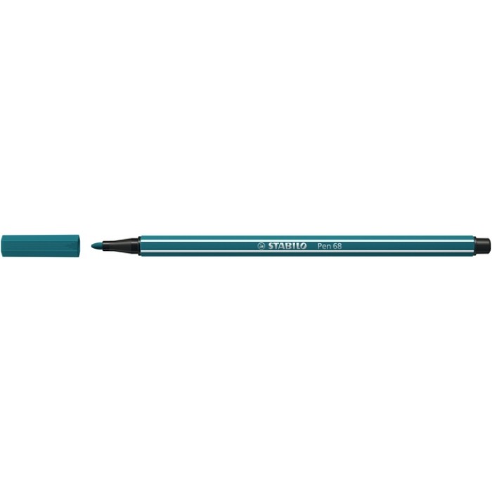 Viltstift STABILO Pen 68/51 medium turquoiseblauw