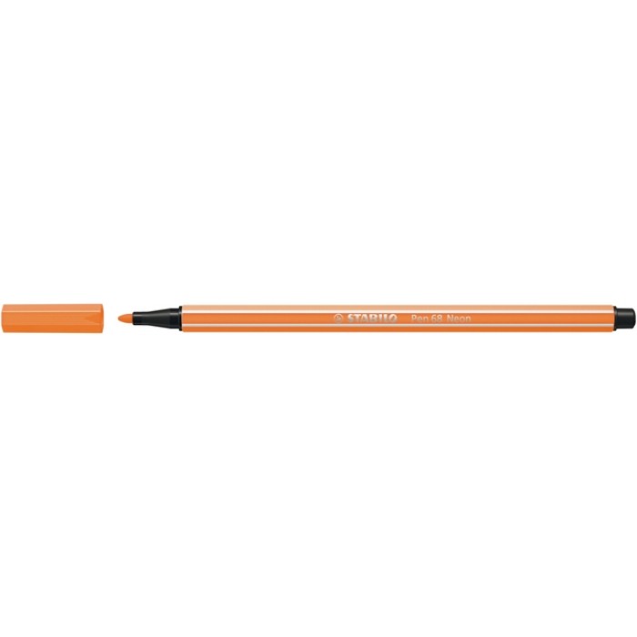 Viltstift STABILO Pen 68/054 medium neon oranje