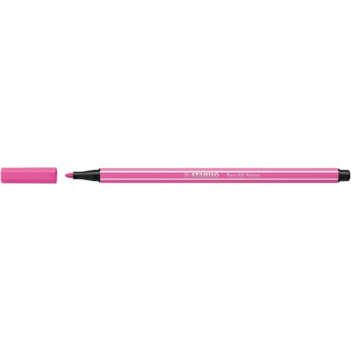 Viltstift STABILO Pen 68/056 medium neon roze