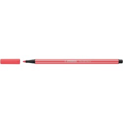 Viltstift STABILO Pen 68/040 medium neon rood