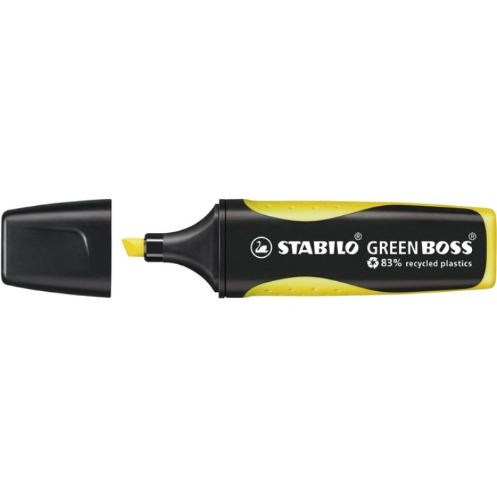 Markeerstift STABILO GREEN BOSS 6070/24 geel