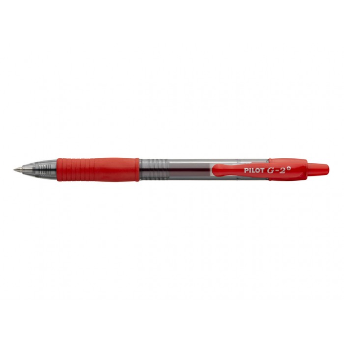 Gelschrijver PILOT G-2 + ijn rood