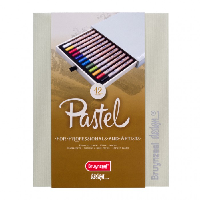 Pastelpotlood Bruynzeel Design set à 12 stuks assorti