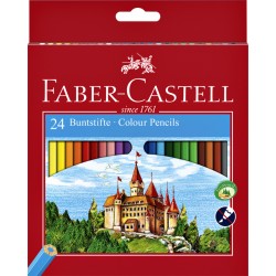 Kleurpotloden Faber-Castell assorti set à 24 stuks
