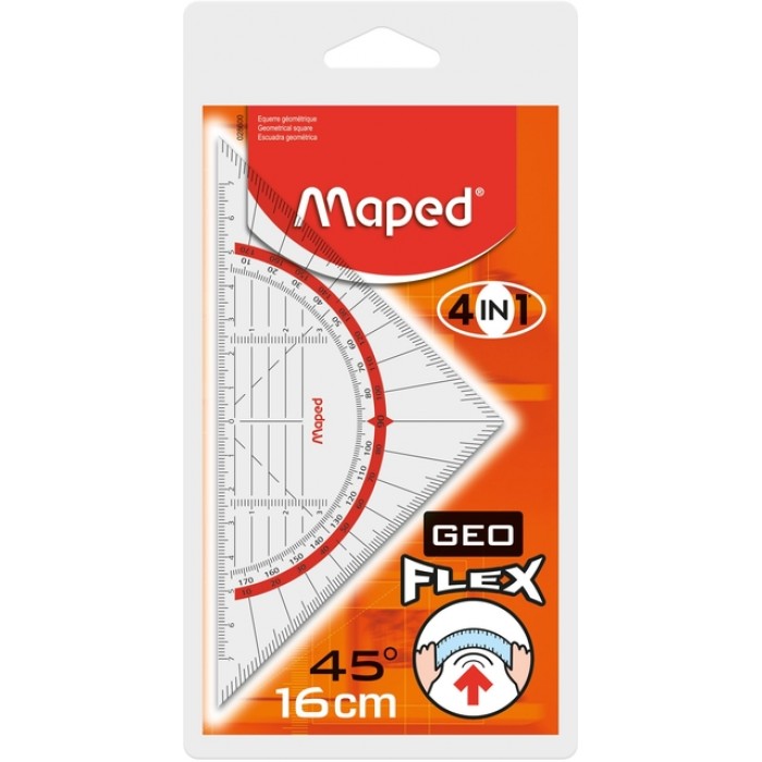 Geodriehoek Maped Geo-Flex 16cm