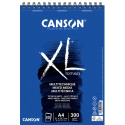 Aquarelblok Canson  XL Mix Media  A4 300gr spiraal 30 vel