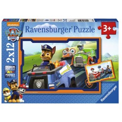 Puzzel Ravensburger Paw Patrol in actie 2 x12 stukjes