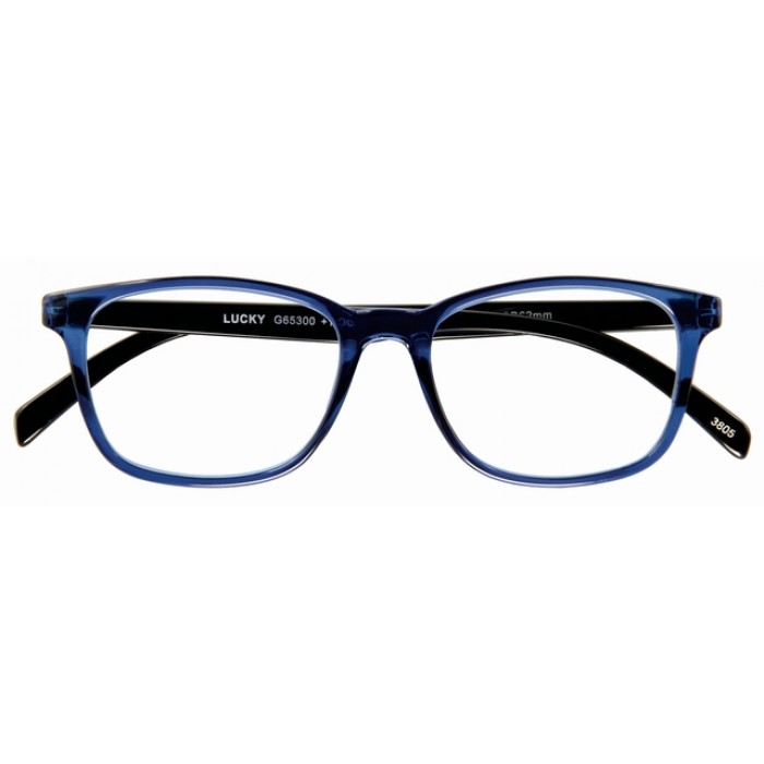 Leesbril I Need You +1.50 dpt Lucky blauw-zwart