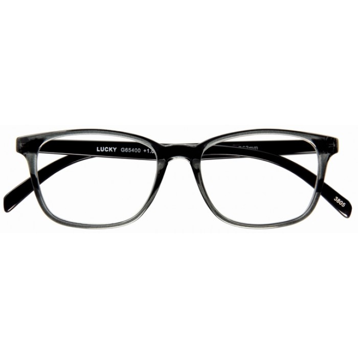 Leesbril I Need You +1.50 dpt Lucky grijs-zwart