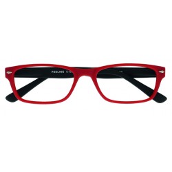 Leesbril I Need You +1.00 dpt Feeling rood-zwart