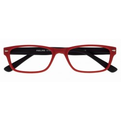 Leesbril I Need You +2.00 dpt Feeling rood-zwart