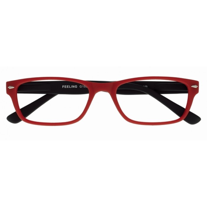 Leesbril I Need You +2.50 dpt Feeling rood-zwart