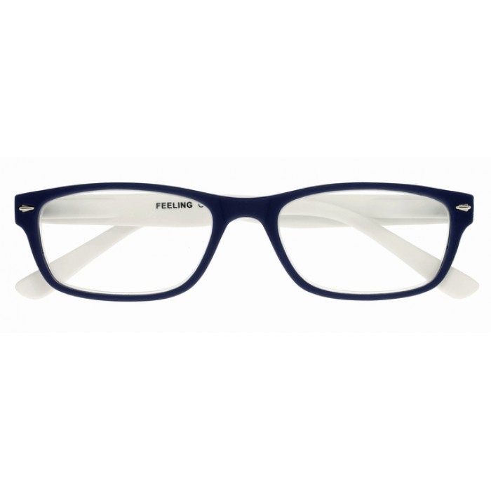 Leesbril I Need You +2.00 dpt Feeling blauw-wit