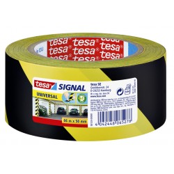 Waarschuwings- en markeringstape tesa® Signal Universal 66mx50mm geel/zwart