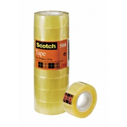 Plakband Scotch 508 19mmx33m transparant