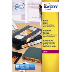 Etiket Avery L7666-25 70x52mm voor 3.5 inch  disk 250stuks