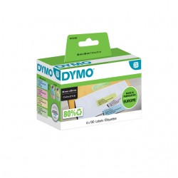 Etiket Dymo 99011 labelwriter 28x89mm adreslabel assorti 130stuks