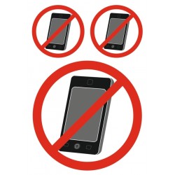 Etiket HERMA 5784 GSM verboden 1 stuk