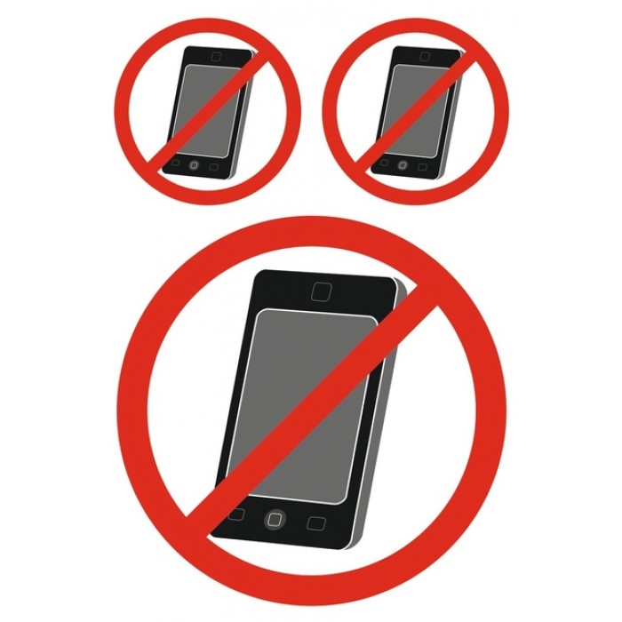 Etiket HERMA 5784 GSM verboden 1 stuk