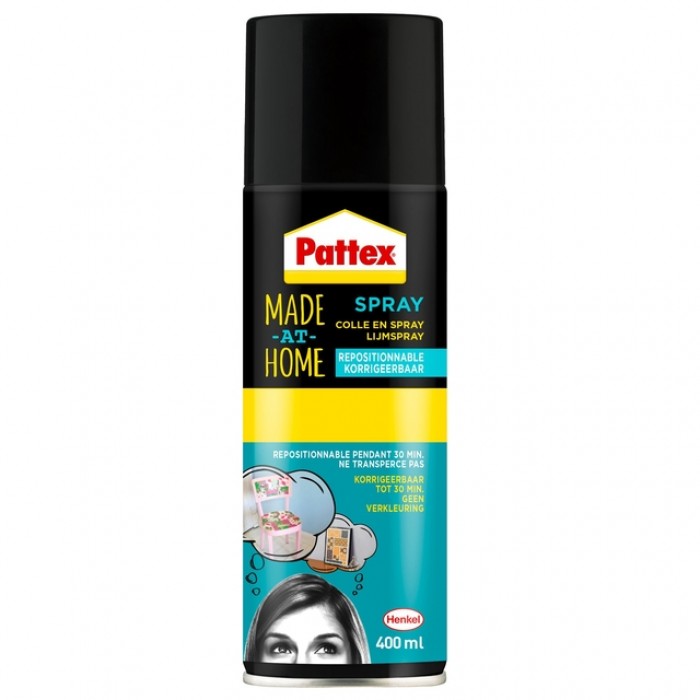 Spuitlijm Pattex hobby spuitbus non-permanent 400ml