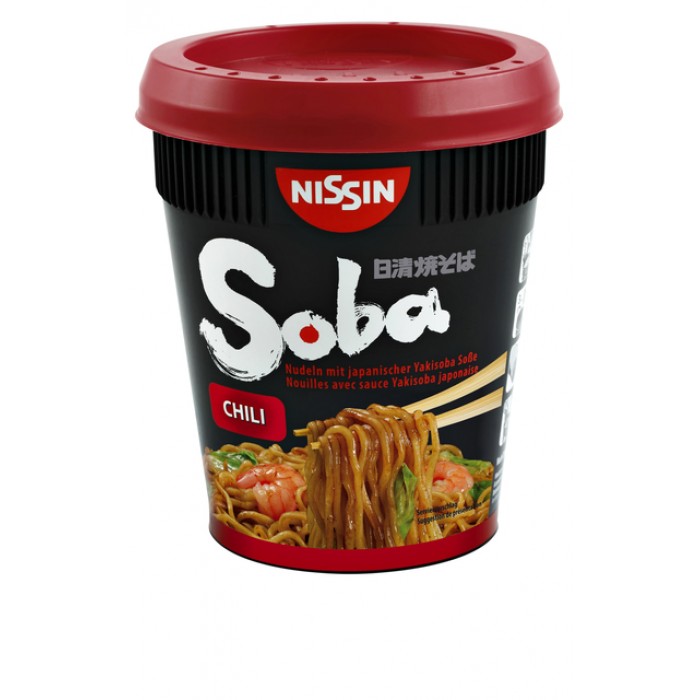 Noodles Nissin Soba chili cup