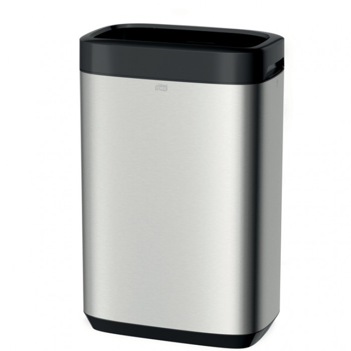 Afvalbak Tork B1 Image Line exclusief deksel 50 liter zilver 460011