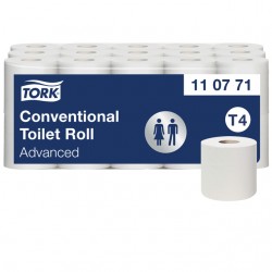 Toiletpapier Tork T4 110771 Advanced 2laags 400vel 30rollen wit
