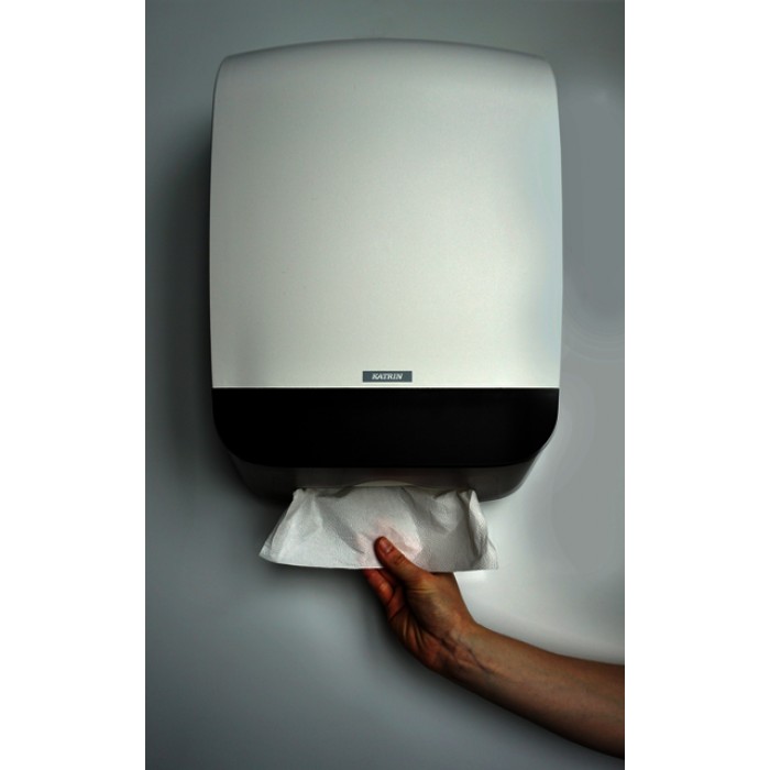 Dispenser Katrin 90168 vouwhanddoeken Maxi wit
