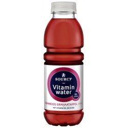 Water Sourcy vitamin framboos/granaatap fles 500ml