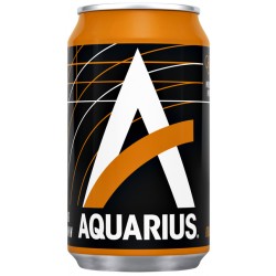Frisdrank Aquarius Orange blikje 0.33l