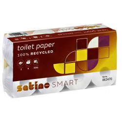 Toiletpapier Satino Smart MT1 2-laags 400vel wit 062470