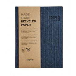 Agenda 2025 Brepols Ecotiming Kazar 7dagen/2pagina's blauw