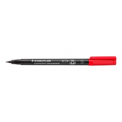 Viltstift Staedtler Lumocolor 313 permanent S rood