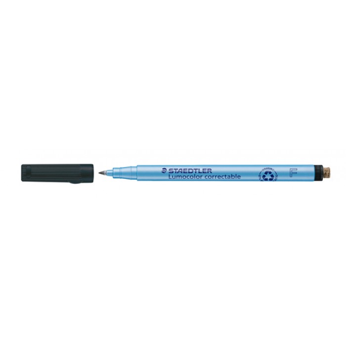 Viltstift Staedtler Lumocolor 305 non permanent correctable F zwart