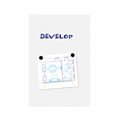 Whiteboard Legamaster Board-Up 75x50cm