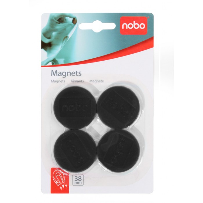 Magneet Nobo 38mm 800gr zwart