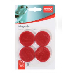 Magneet Nobo 38mm 800gr rood