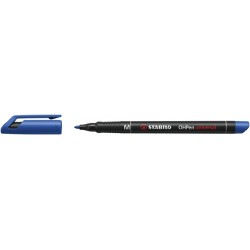 Viltstift STABILO OHpen 843/41 permanent rond medium blauw