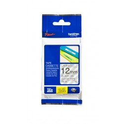 Labeltape Brother P-touch TZe-131 standaard 12mm zwart op transparant