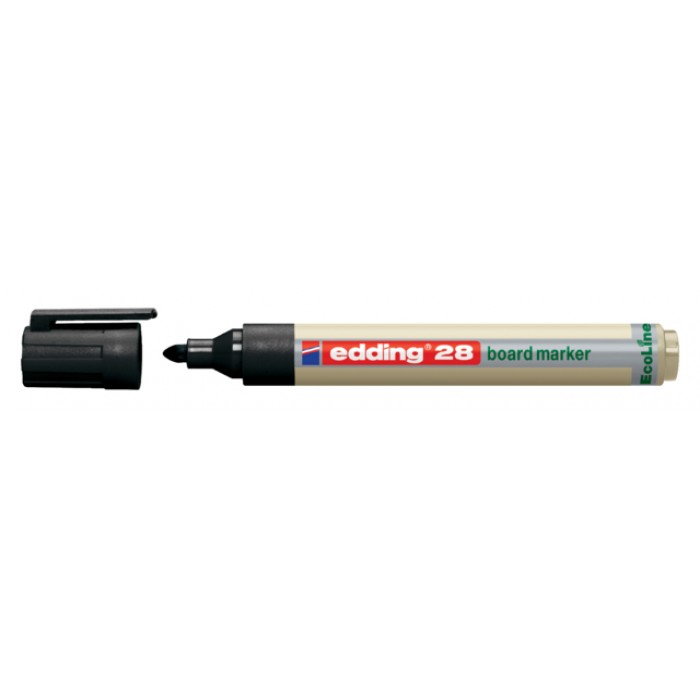 Viltstift edding 28 whiteboard Ecoline rond 1.5-3mm zwart