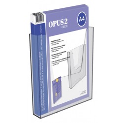 Folderhouder OPUS 2 wand A4 transparant
