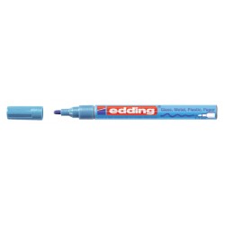 Viltstift edding 751 lakmarker rond 1-2mm metallic blauw