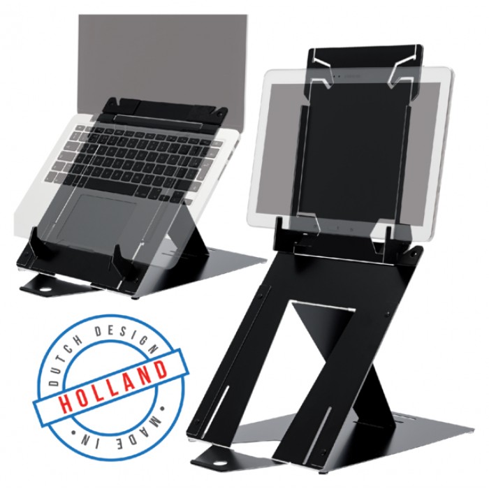 Ergonomische laptopstandaard R-Go Tools Riser Duo