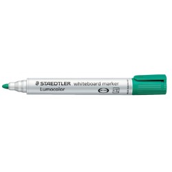 Viltstift Staedtler Lumocolor 351 whiteboard rond groen 2mm
