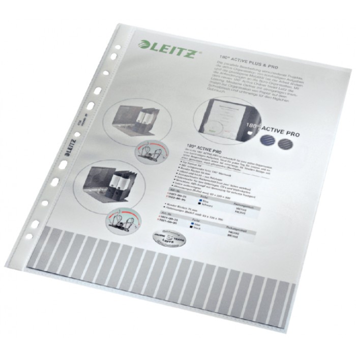 Showtas Leitz Premium 0.10mm PP A4 transparant