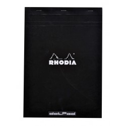 Schrijfblok Rhodia A4 dots 80 vel 90gr zwart