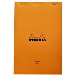 Schrijfblok Rhodia A4 lijn 80 vel 80gr geel