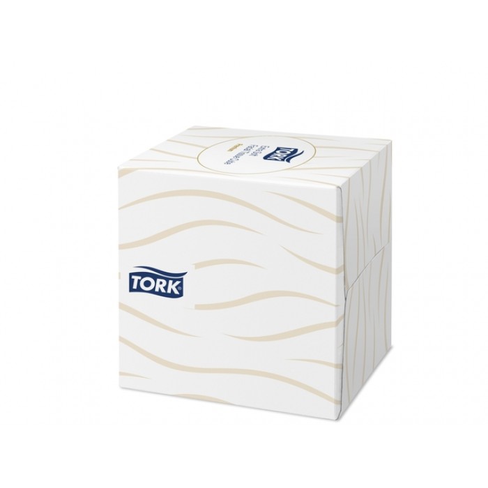 Facial tissues Tork extra zacht premium 2-laags 100vel kubus wit 140278