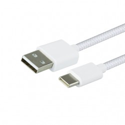 Kabel Green Mouse USB-A to USB-C data Woven 1m